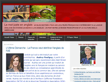 Tablet Screenshot of le-mot-juste-en-anglais.com